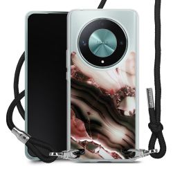 New Carry Case Transparent Stoff schwarz/silber