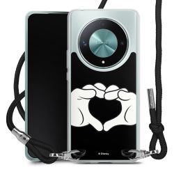 New Carry Case Transparent Stoff schwarz/silber