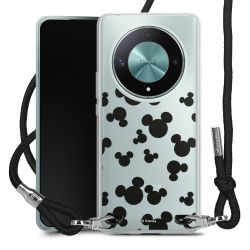 New Carry Case Transparent Stoff schwarz/silber