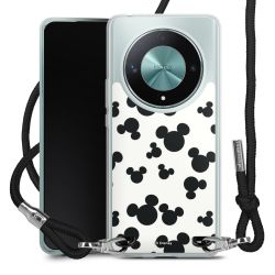 New Carry Case Transparent Stoff schwarz/silber