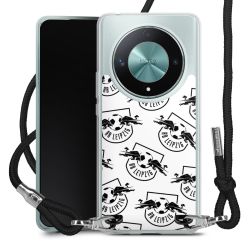 New Carry Case Transparent Stoff schwarz/silber