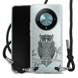 New Carry Case Transparent Stoff schwarz/silber