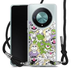 New Carry Case Transparent Stoff schwarz/silber