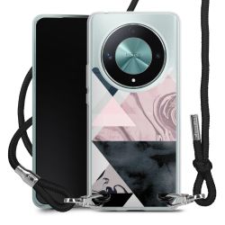 New Carry Case Transparent Stoff schwarz/silber