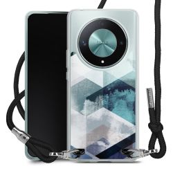 New Carry Case Transparent Stoff schwarz/silber