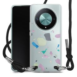 New Carry Case Transparent Stoff schwarz/silber