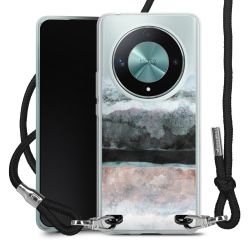 New Carry Case Transparent Stoff schwarz/silber