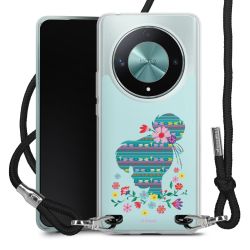 New Carry Case Transparent Stoff schwarz/silber