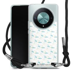 New Carry Case Transparent Stoff schwarz/silber