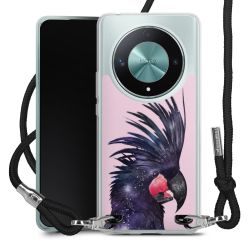 New Carry Case Transparent Stoff schwarz/silber