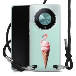 New Carry Case Transparent Stoff schwarz/silber