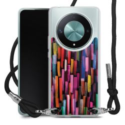 New Carry Case Transparent Stoff schwarz/silber