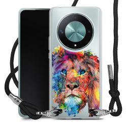 New Carry Case Transparent Stoff schwarz/silber