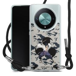 New Carry Case Transparent Stoff schwarz/silber