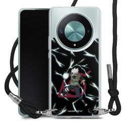 New Carry Case Transparent Stoff schwarz/silber