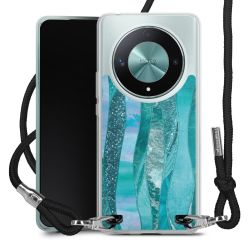 New Carry Case Transparent Stoff schwarz/silber