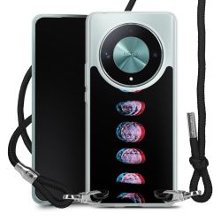 New Carry Case Transparent Stoff schwarz/silber