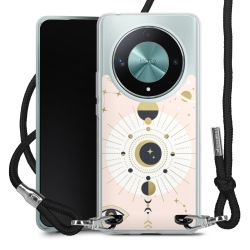 New Carry Case Transparent Stoff schwarz/silber