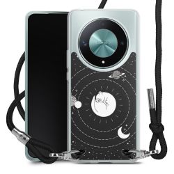 New Carry Case Transparent Stoff schwarz/silber