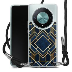 New Carry Case Transparent Stoff schwarz/silber