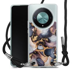 New Carry Case Transparent Stoff schwarz/silber