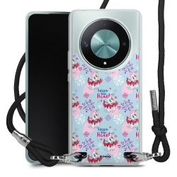 New Carry Case Transparent Stoff schwarz/silber