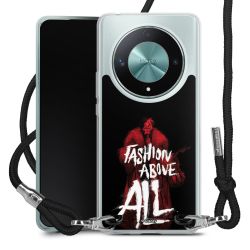 New Carry Case Transparent Stoff schwarz/silber