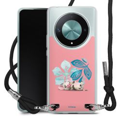 New Carry Case Transparent Stoff schwarz/silber