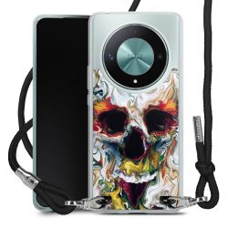 New Carry Case Transparent Stoff schwarz/silber