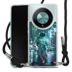 New Carry Case Transparent Stoff schwarz/silber