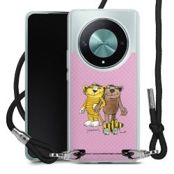 New Carry Case Transparent Stoff schwarz/silber