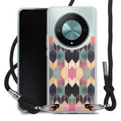 New Carry Case Transparent Stoff schwarz/silber