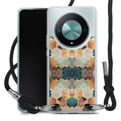 New Carry Case Transparent Stoff schwarz/silber