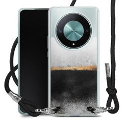 New Carry Case Transparent Stoff schwarz/silber