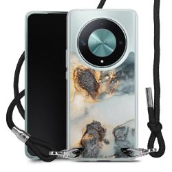 New Carry Case Transparent Stoff schwarz/silber