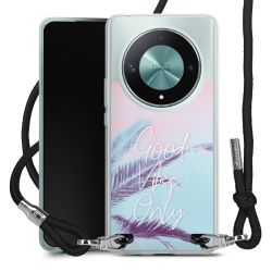 New Carry Case Transparent Stoff schwarz/silber