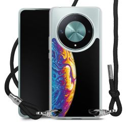 New Carry Case Transparent Stoff schwarz/silber