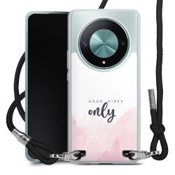 New Carry Case Transparent Stoff schwarz/silber