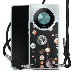 New Carry Case Transparent Stoff schwarz/silber