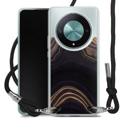 New Carry Case Transparent Stoff schwarz/silber