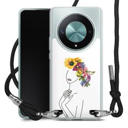 New Carry Case Transparent Stoff schwarz/silber