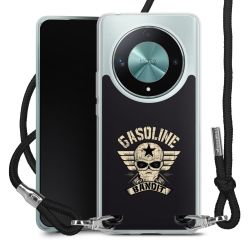 New Carry Case Transparent Stoff schwarz/silber