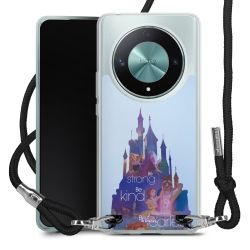 New Carry Case Transparent Stoff schwarz/silber