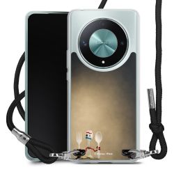 New Carry Case Transparent Stoff schwarz/silber