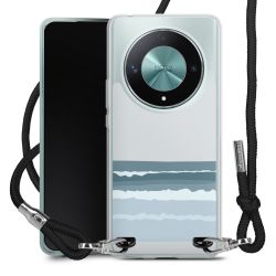 New Carry Case Transparent Stoff schwarz/silber