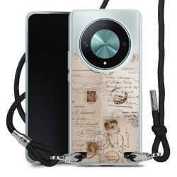 New Carry Case Transparent Stoff schwarz/silber