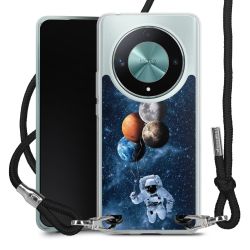 New Carry Case Transparent Stoff schwarz/silber