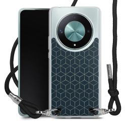 New Carry Case Transparent Stoff schwarz/silber