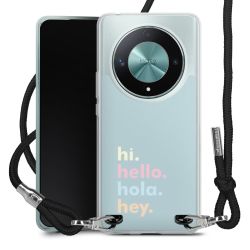 New Carry Case Transparent Stoff schwarz/silber