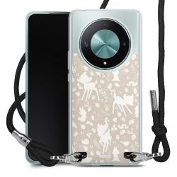 New Carry Case Transparent Stoff schwarz/silber